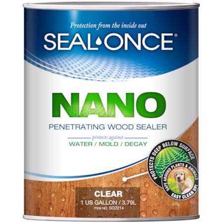 SEAL-ONCE 1 GAL NANO Penetrating Wood Sealer SO7214